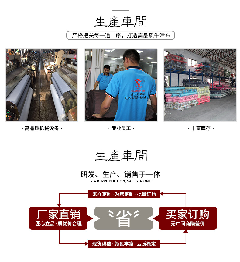 厂家直销300D加密印花PVC牛津布面料批发 箱包窗帘涤纶牛津布面料详情图12