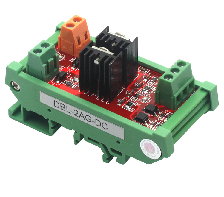 无触点继电器_2路plc直流输出晶体管保护板驱