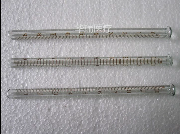 Стеклянная гематоскопическая трубка длиной около 115 мм 10 шт/мешок