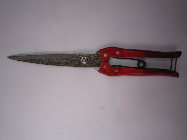 销售红柄羊毛剪刀弹簧剪刀兽用修毛剪宠物剪刀皮革剪子羊毛剪