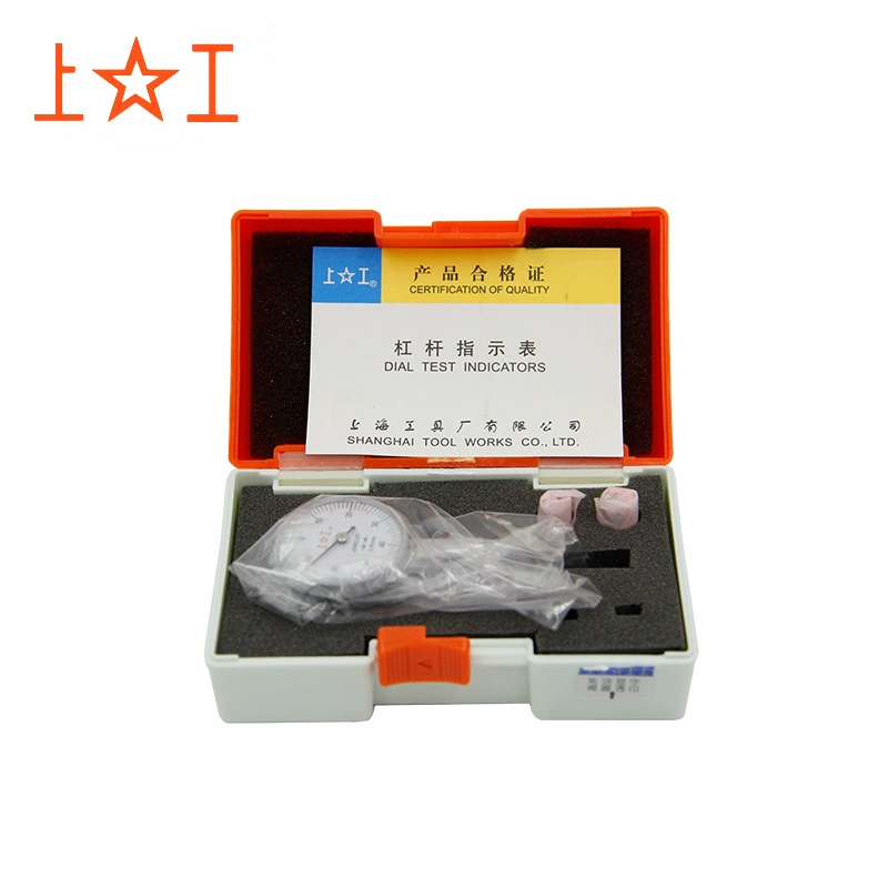 Shanggong genuine leverage thousands of tables small school table 0-0.2mm small dial 30mm leverage indicator table