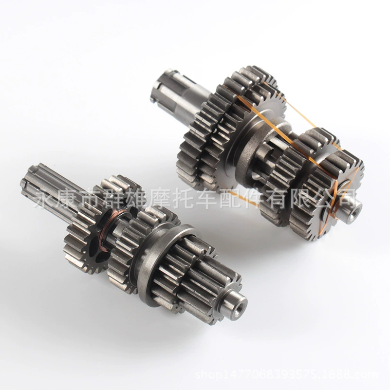 LF125 Lifan 125 горизонтальный главный и вспомогательный вал двигателя в сборе, комплект шестерен, зуб Lifan LF110 главный и вспомогательный вал в сборе