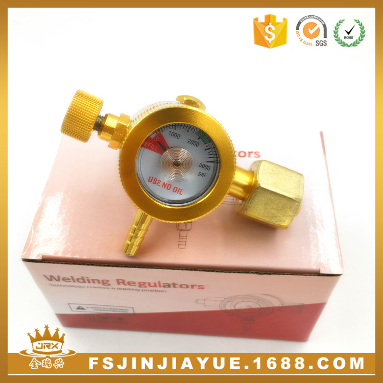 无管氩气表减压器 节能省气王 抗摔型 节能全铜减压器