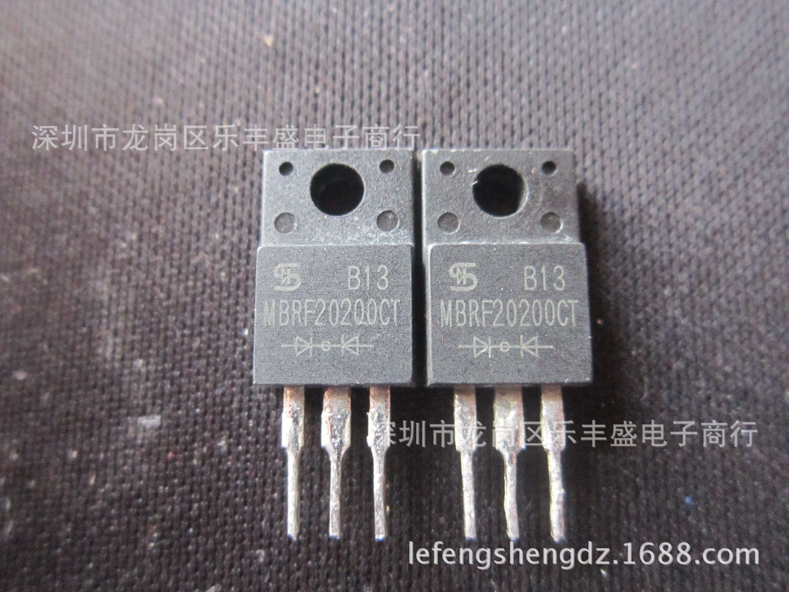MBRF20200CT 拆机台半 TO-220F 肖特基二极管 20A 200V