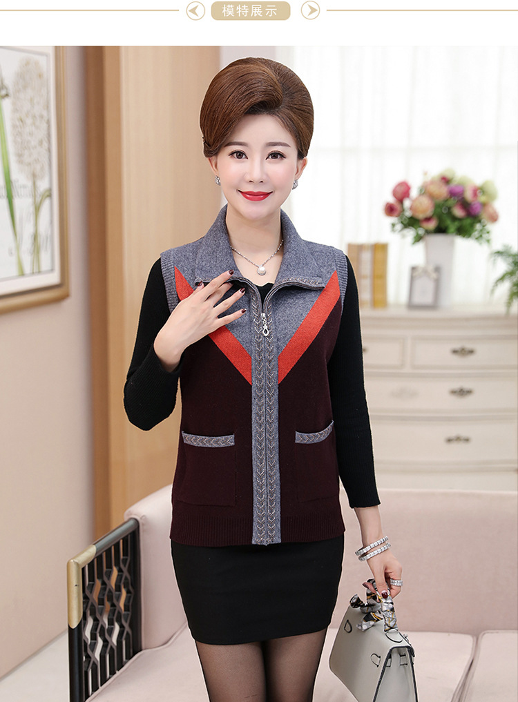 Gilet femme en Mélange de cachemire - Ref 3318191 Image 13