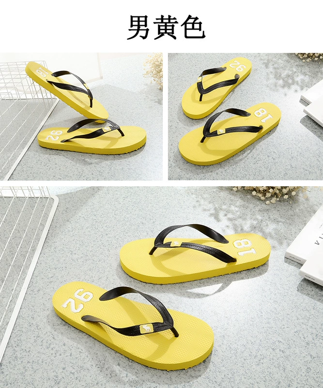 Nhà máy trực tiếp xu hướng mùa hè của nam giới thoải mái thường flip-flops trượt non-slip chịu mài mòn dép và dép đi trong nhà bán buôn