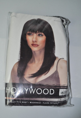 Peluca popular de estilo europeo y americano cos/fiesta fiesta fiesta de vacaciones casco fábrica cabello liso