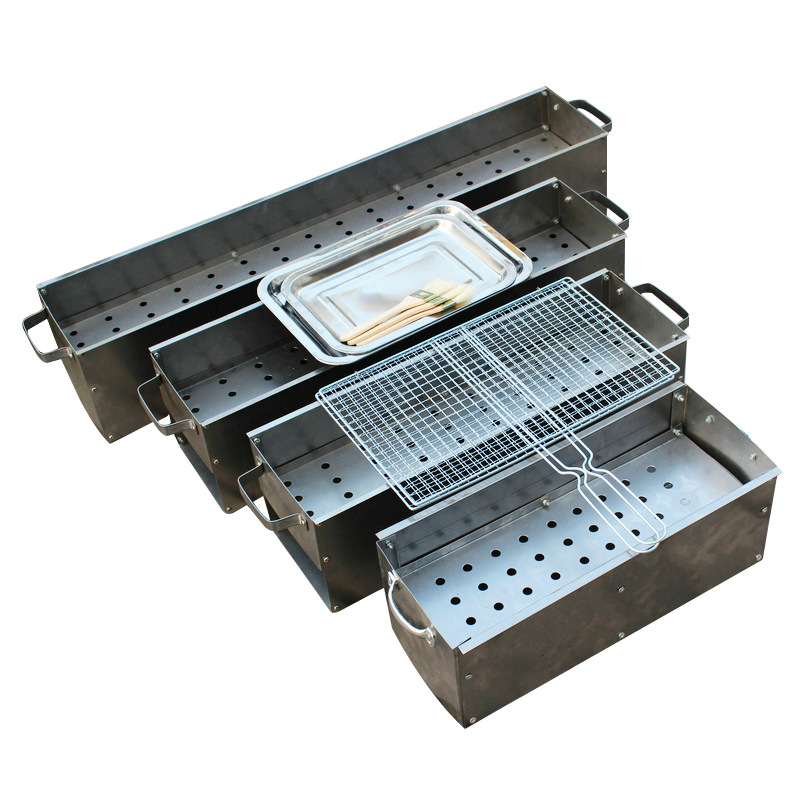 Portable Charcoal fire barbecue grill Carbon oven outdoors smokeless Oven bbq Charcoal BBQ Custom barbecue stove