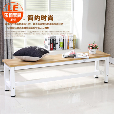 簡約鋼木長條凳更衣室商場等候區休息大板凳換鞋凳長凳廠家批發