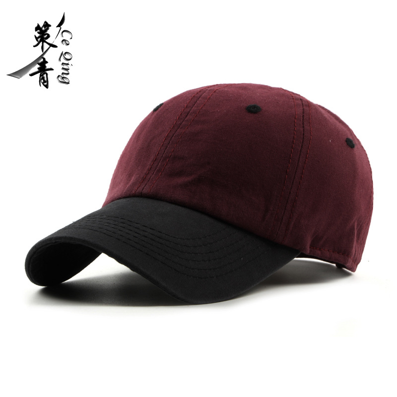 Primavera y verano estilo coreano moda costura sombrero hombres y mujeres al aire libre casual enarbolado gorra sol sombrero gorra de béisbol universal moda