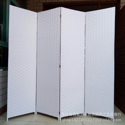手工屏风隔断客厅玄关门现代卧室全封闭折屏酒店双面办公室移动|ru