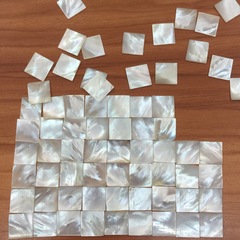 ジュエリーアクセサリー15mm貝殻ブロック白蝶貝殻アクセサリーアクセサリーモザイクタイルdiy手作り