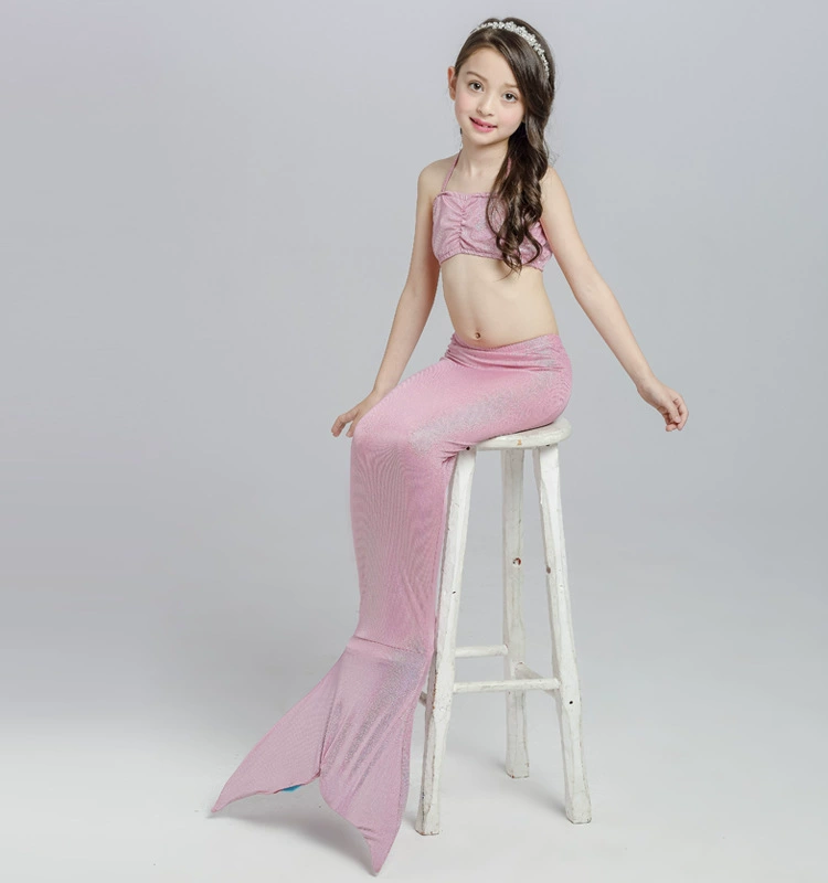Bộ đồ bơi nàng tiên cá Bộ đồ bơi công chúa trẻ em Bộ đồ bơi trẻ em Hiển thị trang phục Cos Quà tặng có thể cài đặt mắt cá chân đồ bơi cho bé gái 12 tuổi