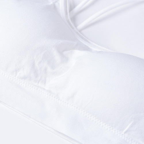 Cross-beautiful back strap wrap chest seamless one-piece seamless sports bra women's bottoming tube top anti-exposure vest