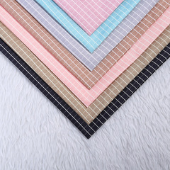 Ins-style wholesale grid pattern fabric minimalistic polyester tablecloth manufacturer hot sale drop shipping one piece