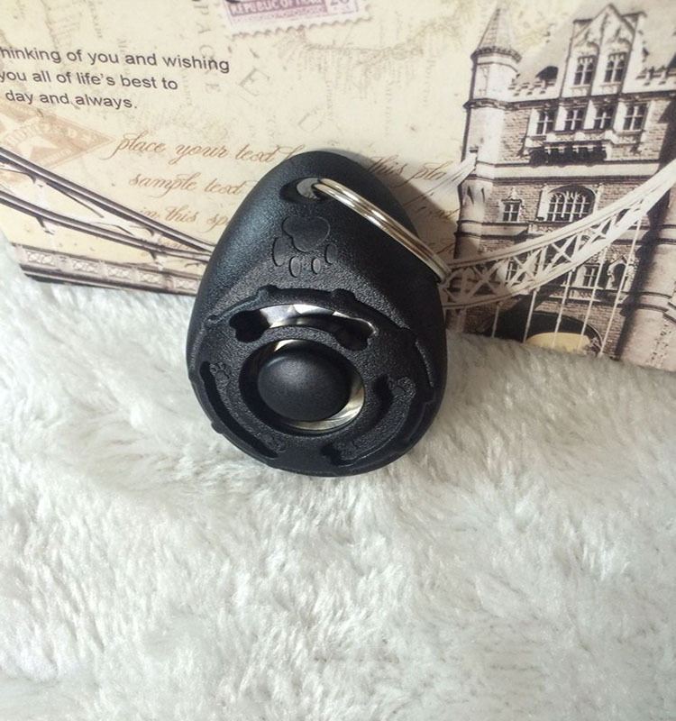 Oval ring piece clicker dog trainer pet training ring piece dog stopper pet training supplies