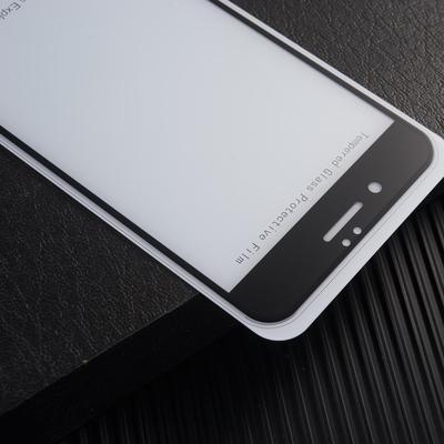 适用iphone8全屏丝印AG磨砂亮边钢化膜6s 7PLUS雾面满版玻璃贴膜