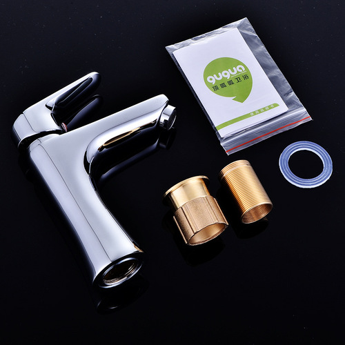 Dingguagua bathroom copper basin single hole faucet basin hot and cold faucet washbasin single hole manufacturer wholesale