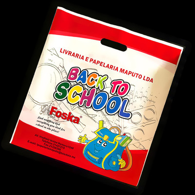 佛山厂家直销外贸手提胶袋 服装打孔手挽袋  PO PE包装塑料袋定做|ms