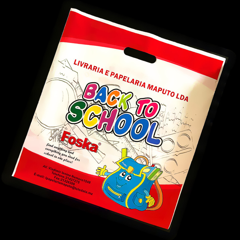 佛山厂家直销外贸手提胶袋 服装打孔手挽袋  PO PE包装塑料袋定做|ms