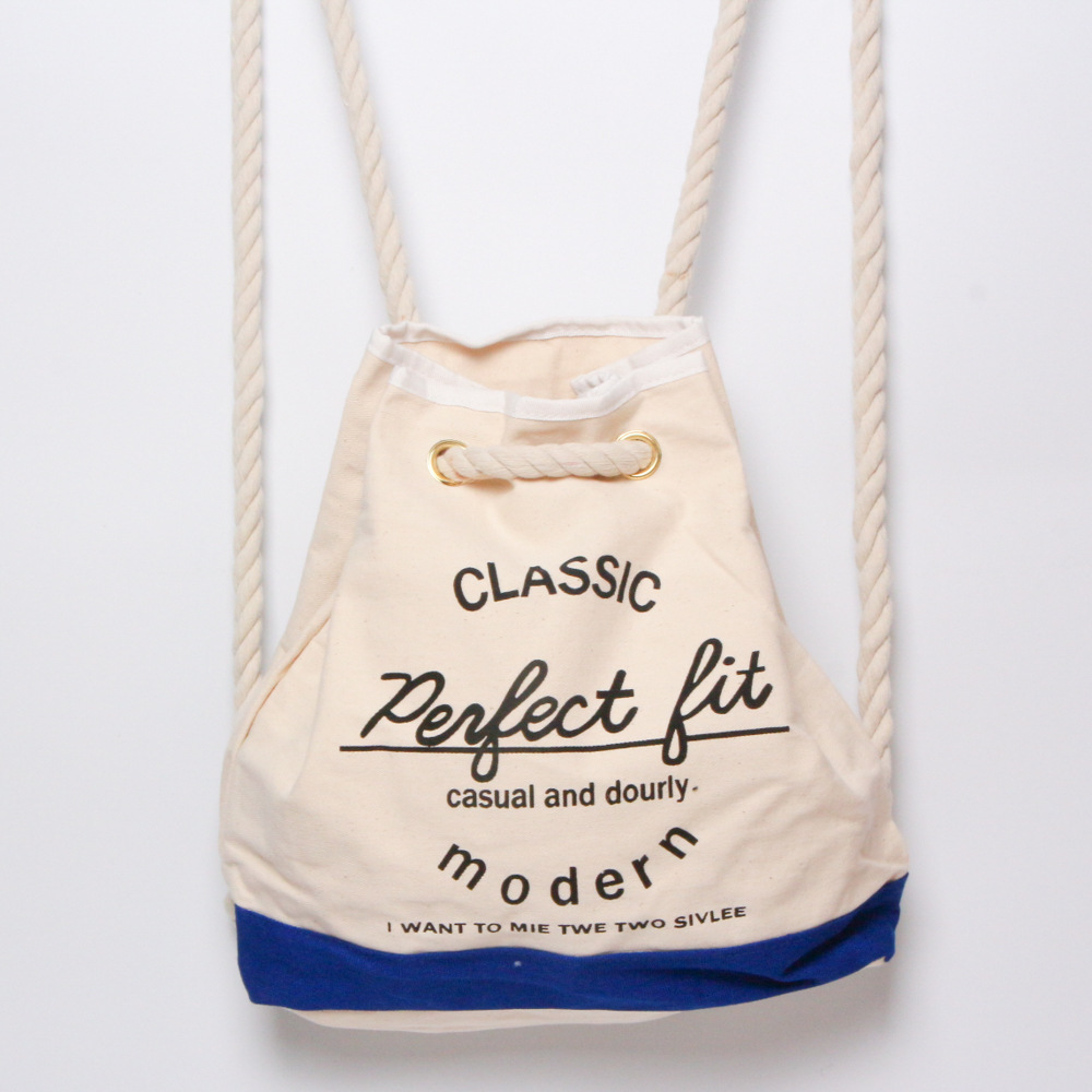 简约拼接撞色双肩包  复古文艺休闲学院风英伦背包  学生帆布包