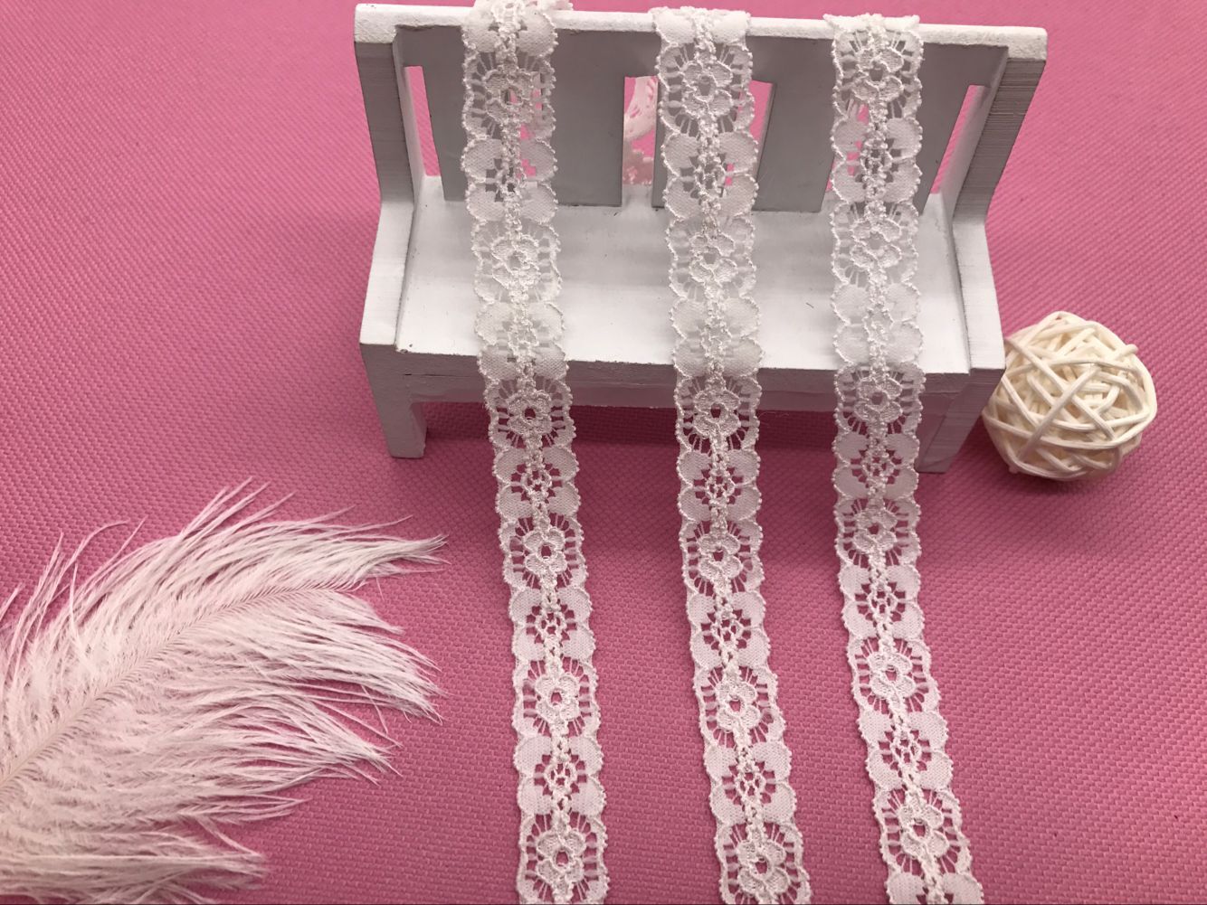 弹力花边氨纶花边厂家直销长期现货供应1006# 宽度1.5CM