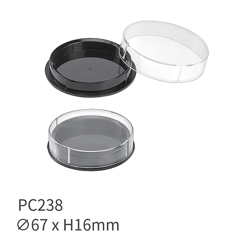 精艺塑胶 化妆品包材 多规格 粉盒 眼影盒 腮红盒 PC238