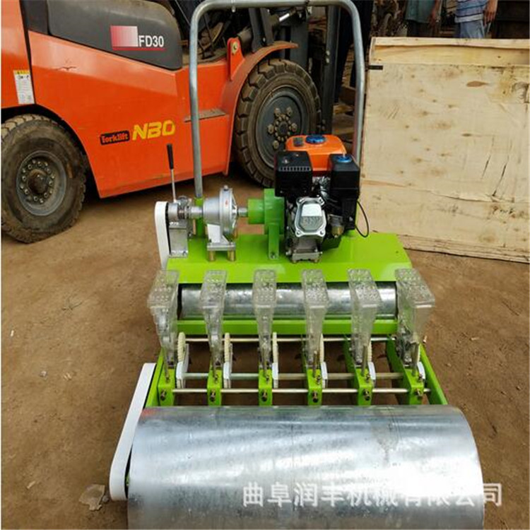 双筒播种机环保型产品 乡城县小颗粒种植播种机