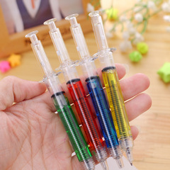 Creative Syringe Syringe Ballpoint Pen Wholesale Children's School Supplies Gifts Office Stationery Signature Pen