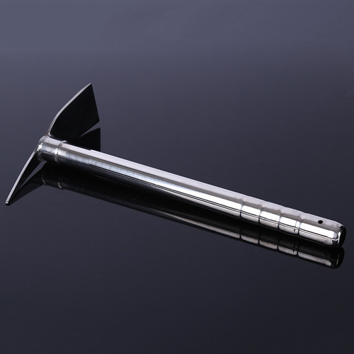 Source factory stainless steel ice pick, outdoor small pick, stainless steel axe, cross pick, stainless steel garden tool