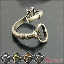 Diy���źϽ�22MM�Ͻ�Կ�׽�ָ �ھ�18MM �ƹ���ͭ ��ɫ ��ɫ KC��