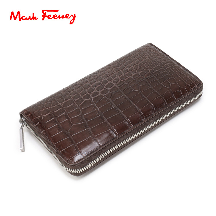 Fila Aristocratic family Crocodile skin wallet Handbag Men's bag clutch bag crocodile Belly Mosaic have more cash than can be accounted for Zipper bag