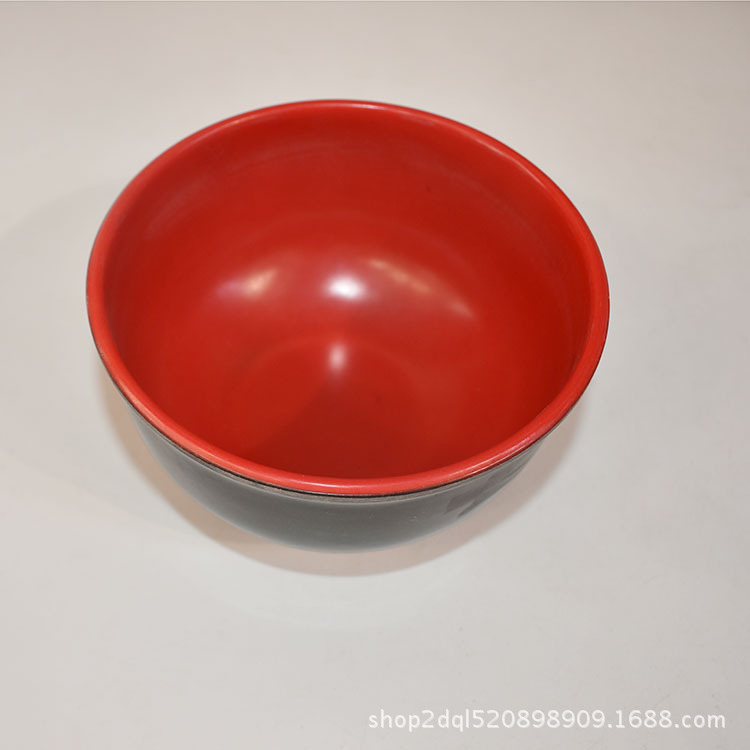 碗 红黑碗5005 家用碗 商店碗 日用百货 一元两元店货源