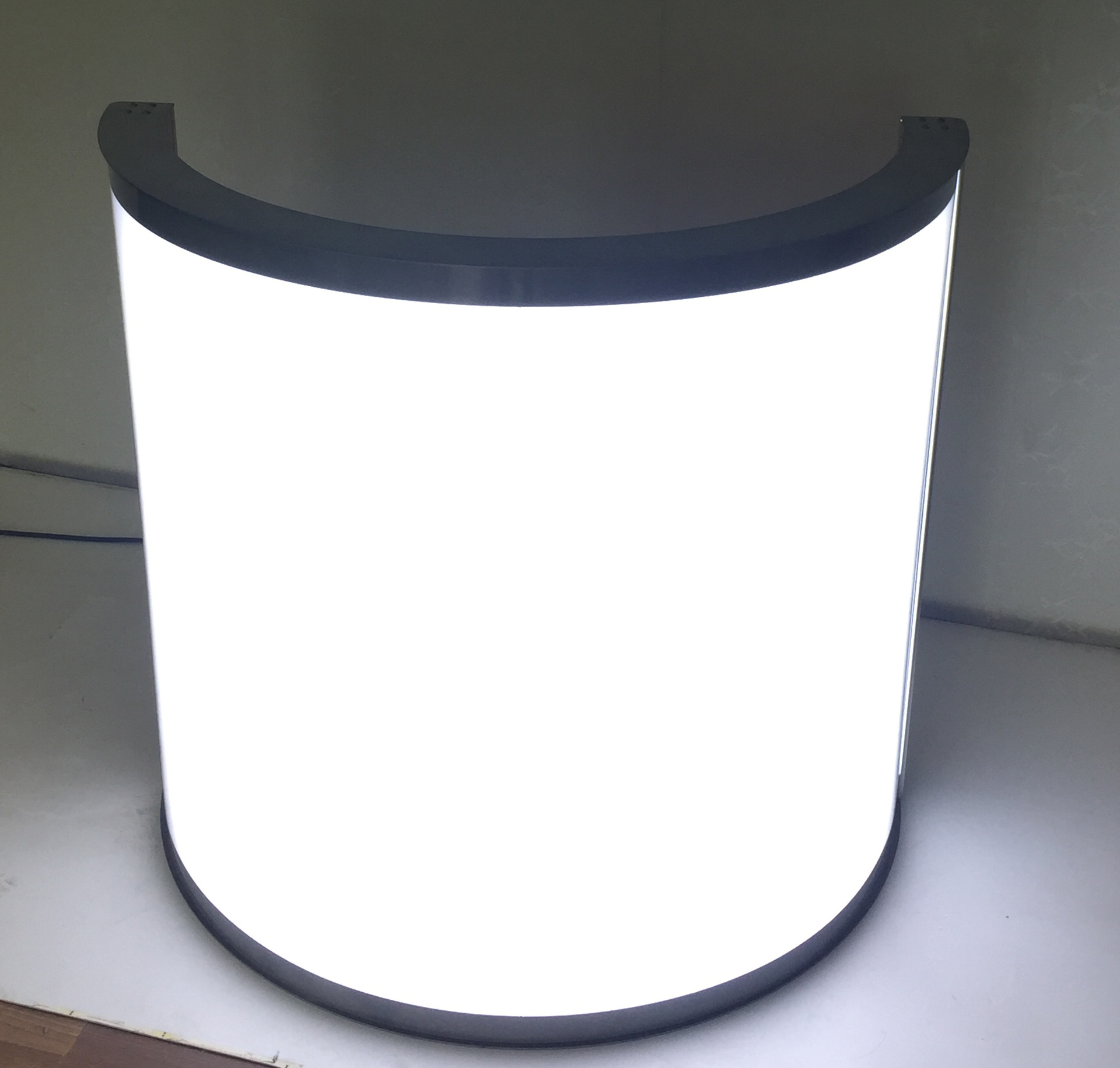 手机店商场亚克力软膜LED包柱灯箱圆柱发光拉布卡布灯箱广告牌-阿里巴巴