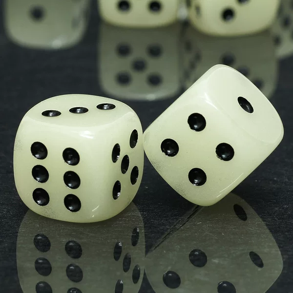 16mm Round Luminous Dice Fluorescent Color KTV Luminous Dice Boutique Sieve
