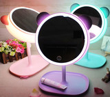 Творческий USB зарядка макияжа зеркало фонарь Новый светодиодный макияж зеркальные огни емкость творческий подарок