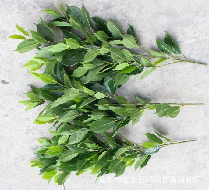 XRB-008香樟叶五叉枝立体4