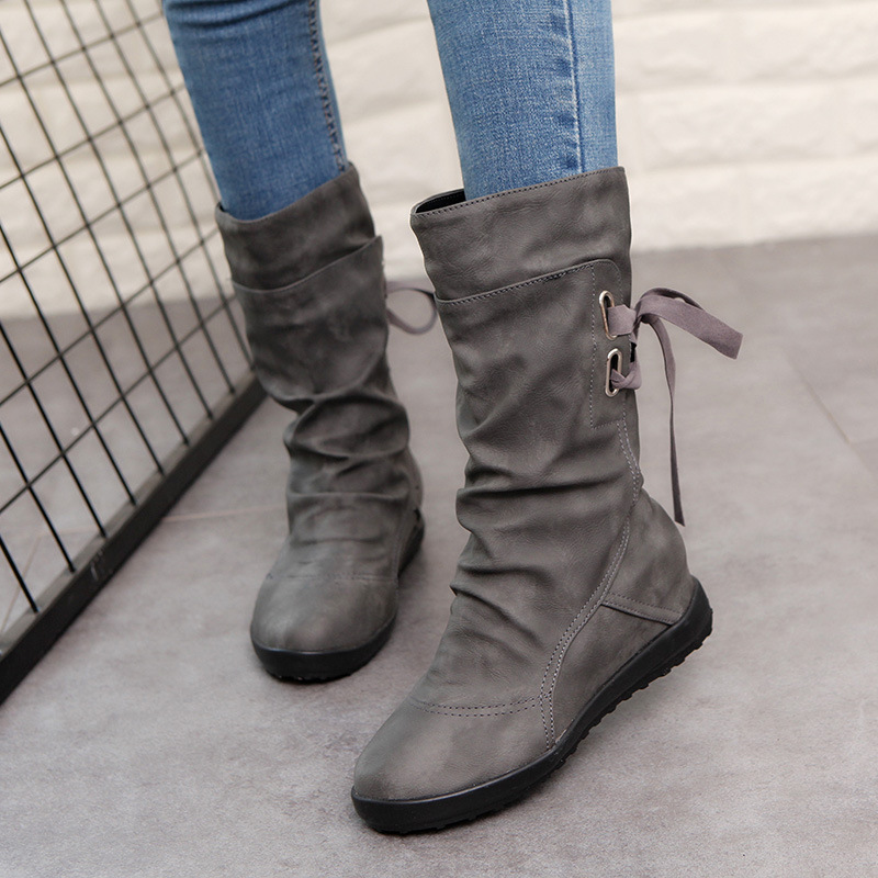 Bottes femme en PU artificiel - Ref 3355367 Image 5