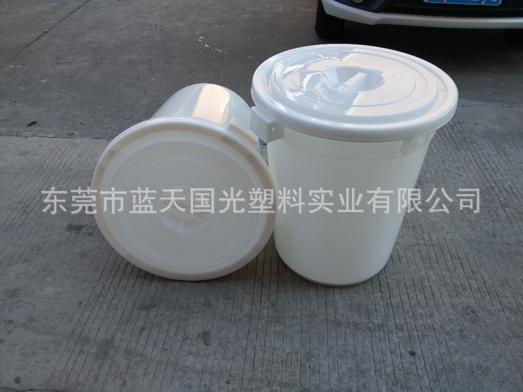 塑料厂现货直销加厚型150升塑料大白桶 耐酸碱发酵专用塑料圆桶