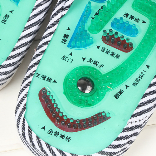 Neutral cotton casual Tai Chi massage shoes fabric slippers open toe home shoes home leisure manufacturers wholesale