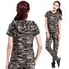 2019 Summer wear Fashion camouflage suit Women's wear Uniform camouflage Suits Casual Wear Camouflage 806 + 702