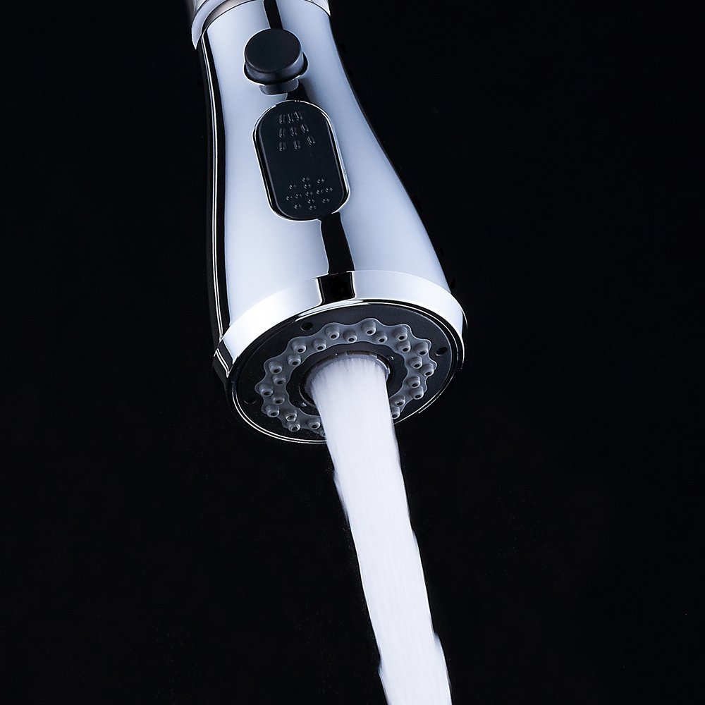 Factory bathroom sink, pull-out faucet, pull-out kitchen showerhead, three-function, can pause the pull-out showerhead undefined