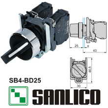 ������תѡ��ť���� LA68T(SB4 XB4)-BD25