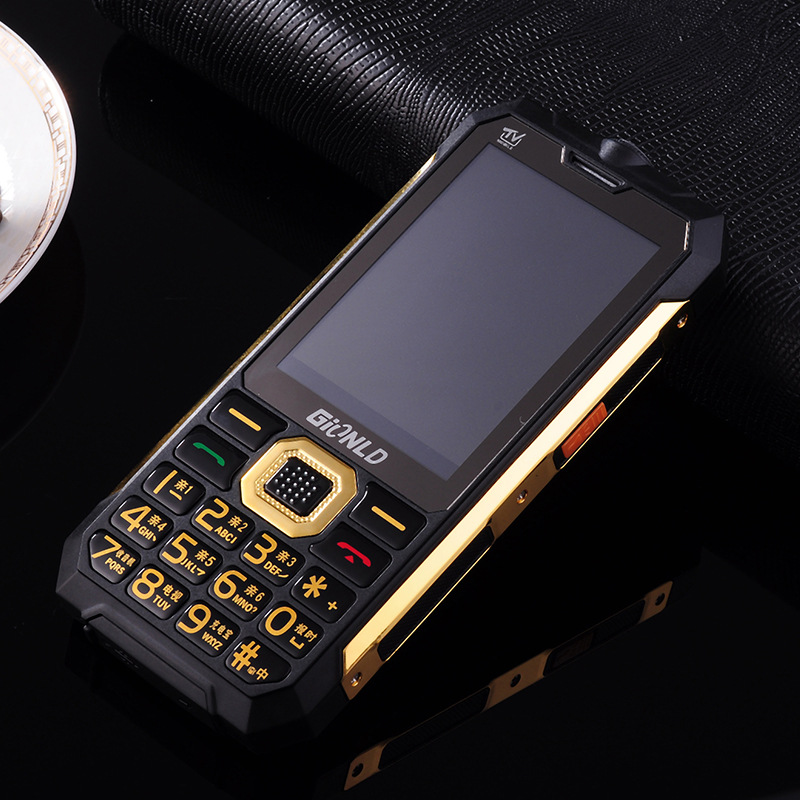 新款電霸三防軍工手機免費電視長待機雙卡雙待手電筒老人手機