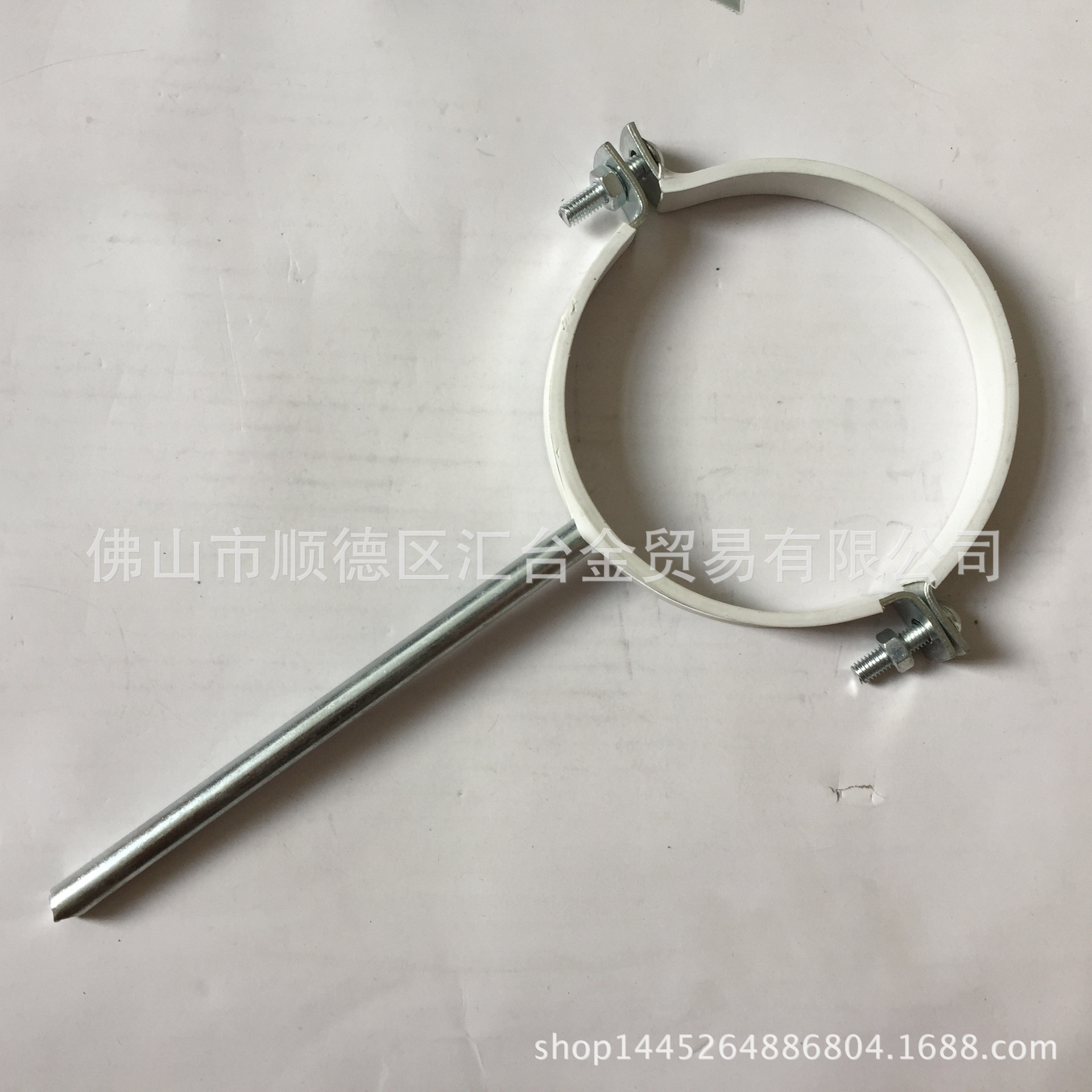 PVC排水管PVC供水管加长镀锌吊码镀锌管卡（20mm-250mm）一级代理