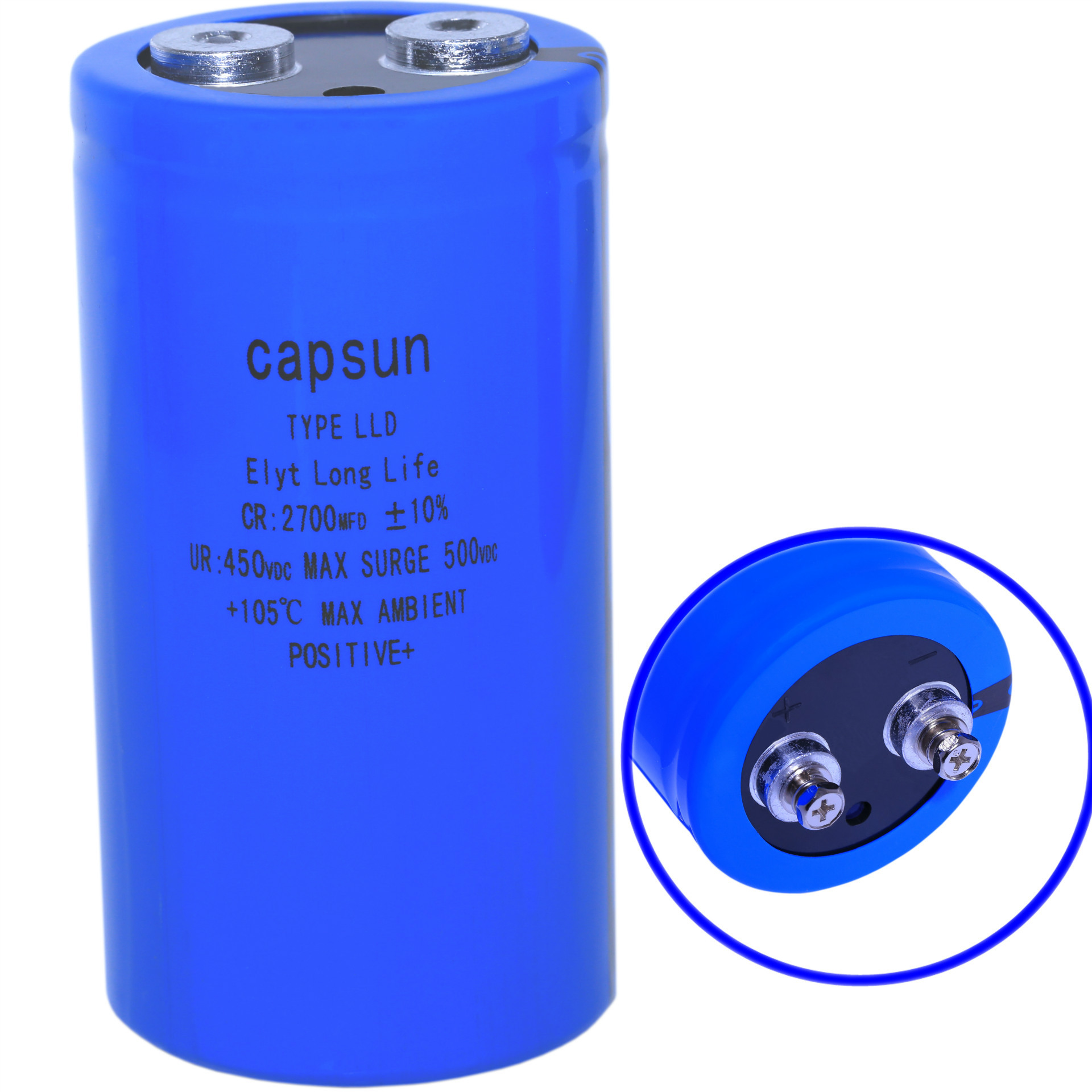 深圳厂家 2700uf450V铝电解电容器 CAPSUN原装品 质保5年
