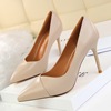 Ol women’s shoes thin heel high heel shallow mouth pointed high heel shoes