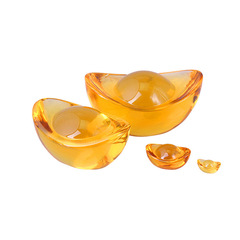 Factory-made synthetic citrine ingots, aquarium supplies exquisite decorative ornaments lucky accessories wholesale
