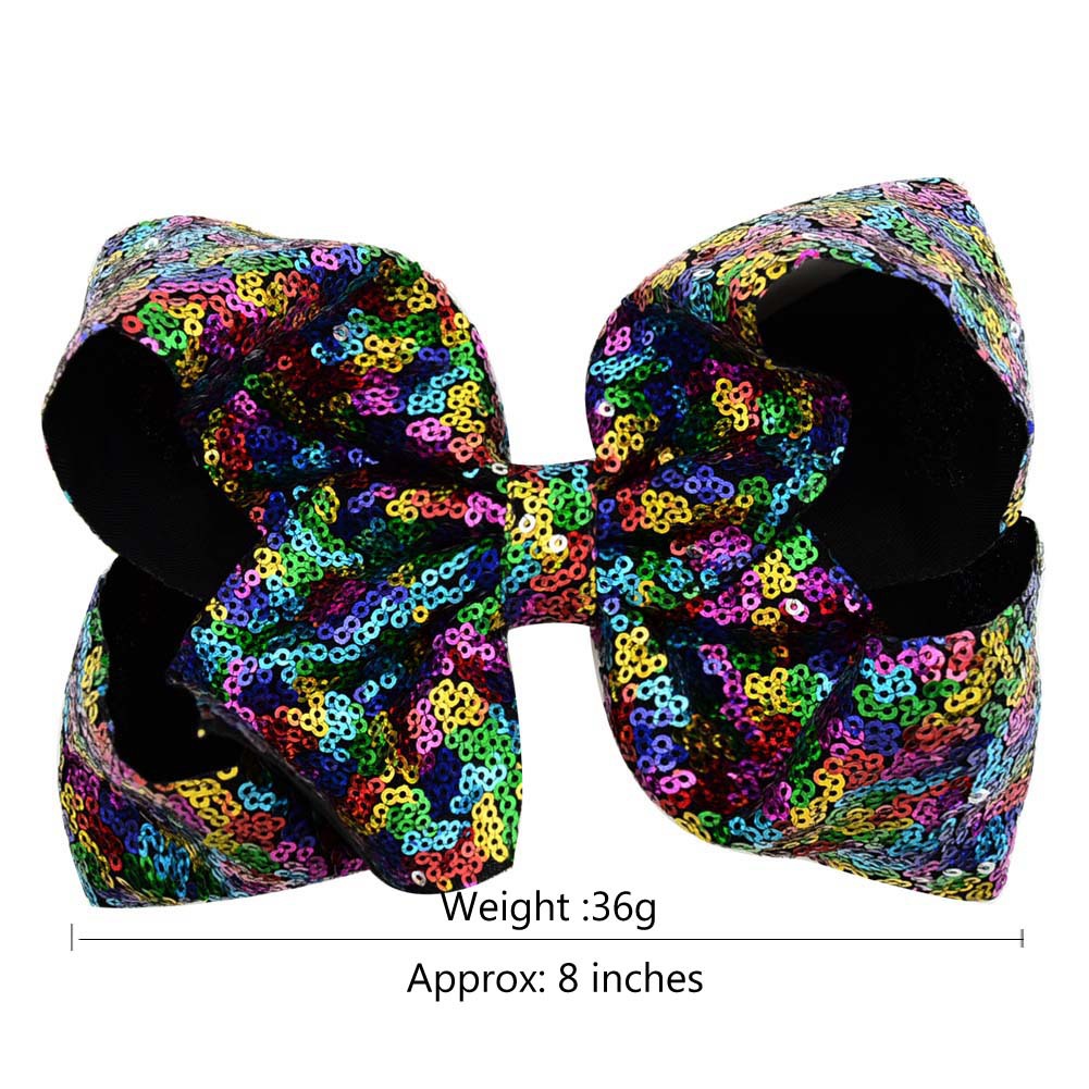 Fashion Sequin Bow Hairpin Set display picture 2