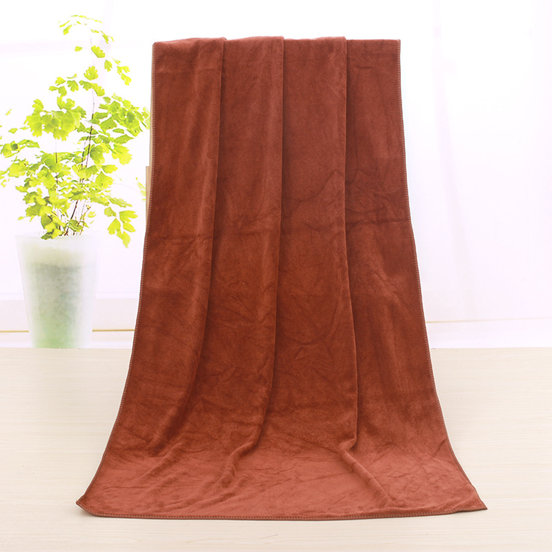 厂家批发300g超细纤维不掉毛洗车擦车毛巾 速干沙滩巾70*140浴巾